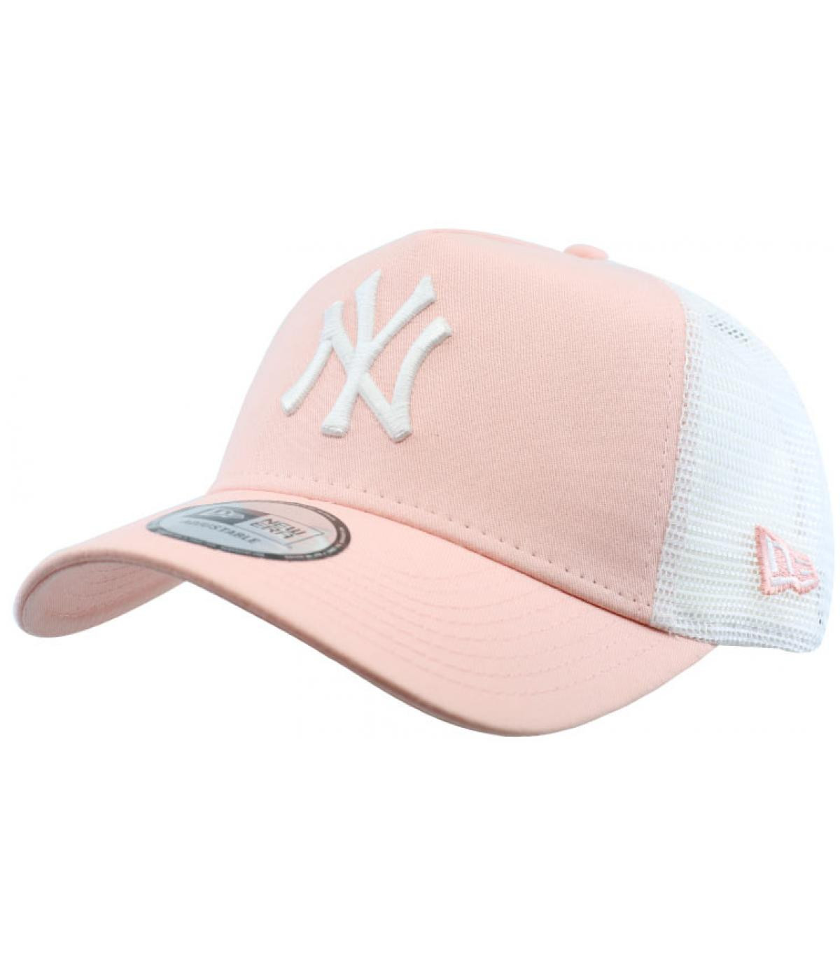 Trucker League Ess NY pink lemonade New Era